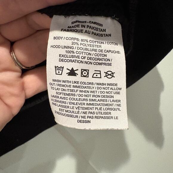 Nike Sportswear Hoodie Boys Medium Black Just Do It Swoosh Pullover DD8660-010 - Picture 7 of 9